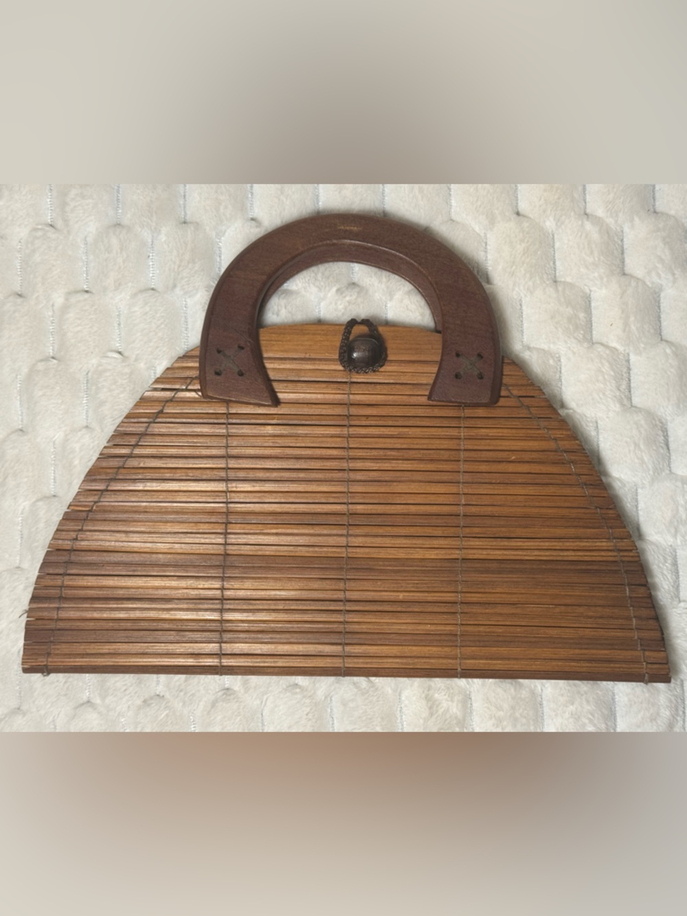 Wooden Hand Bag, Beach, Resort Wear